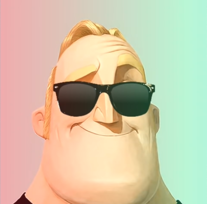 Mr Incredible with Danny Glasses
