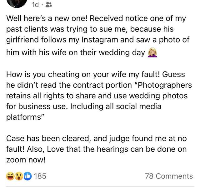 Trying To Sue The Wedding Photographer Know Your Meme