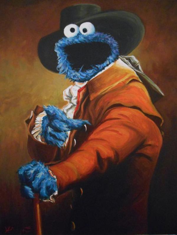Joseph Ducreux as Cookie Monster | Know 