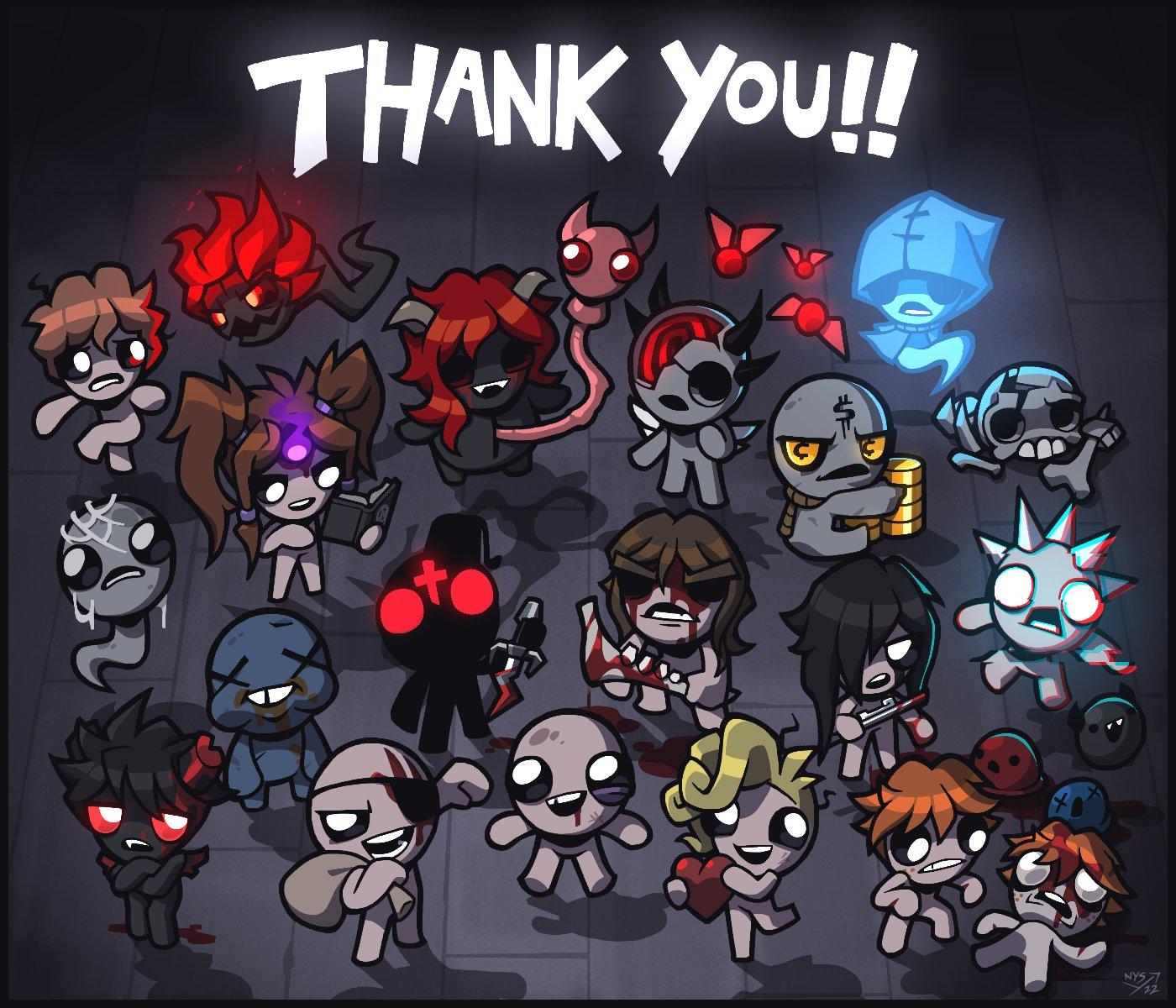 One year ago today, the binding of isaac repentance was released on