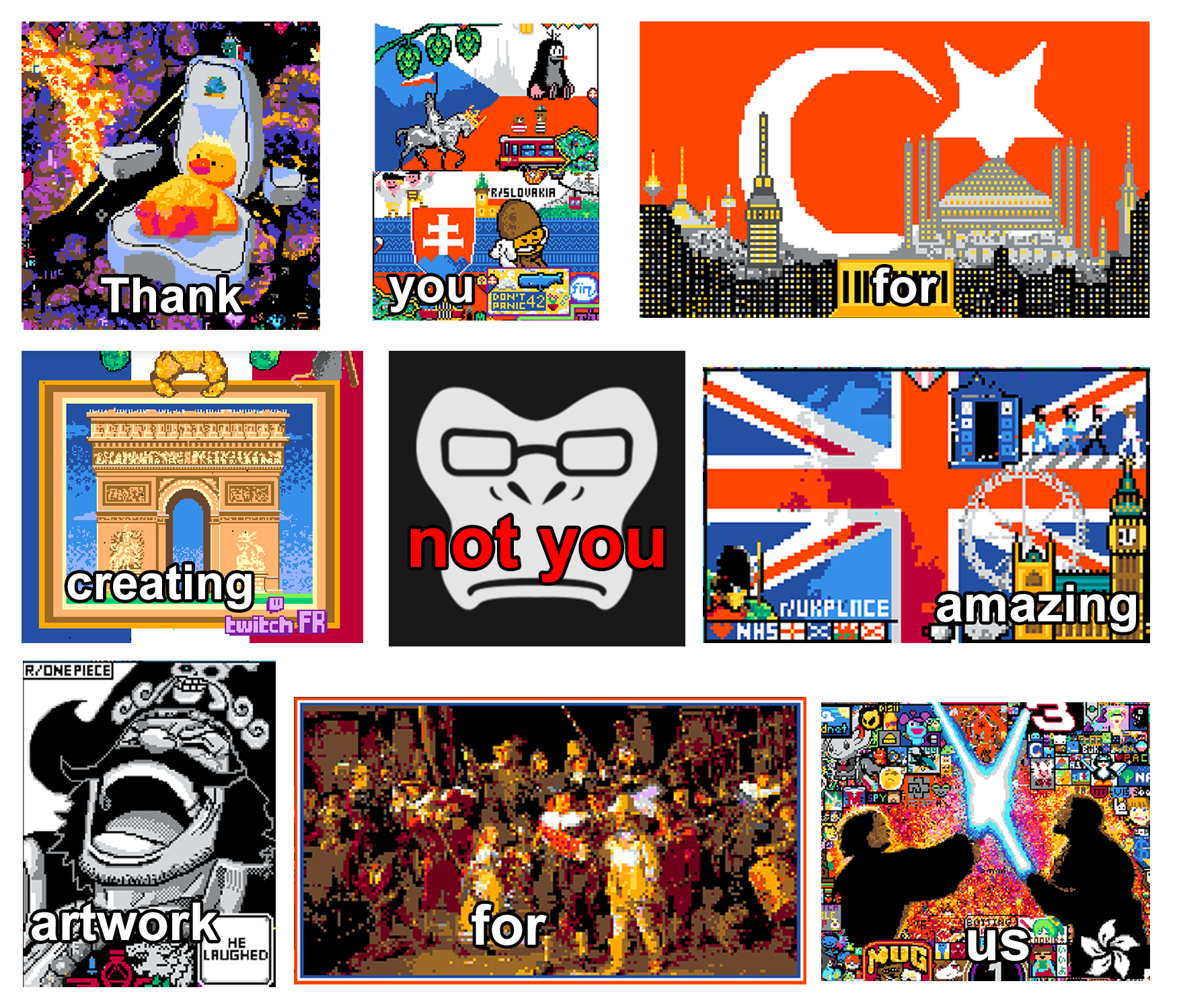 Artists Who Created True Art R Place Place Reddit Know Your Meme