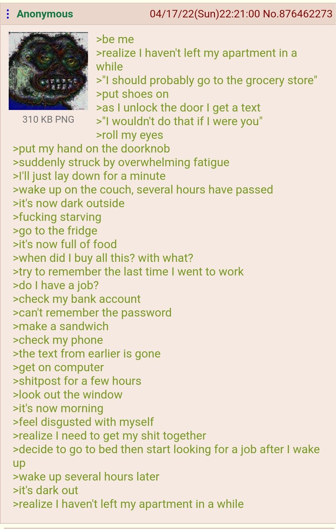 Anon goes grocery shopping /r/Greentext Greentext Stories Know