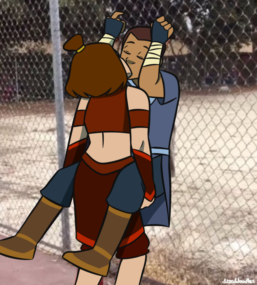 Sukka Redraw Girl Kissing Guy Against Fence Know Your Meme