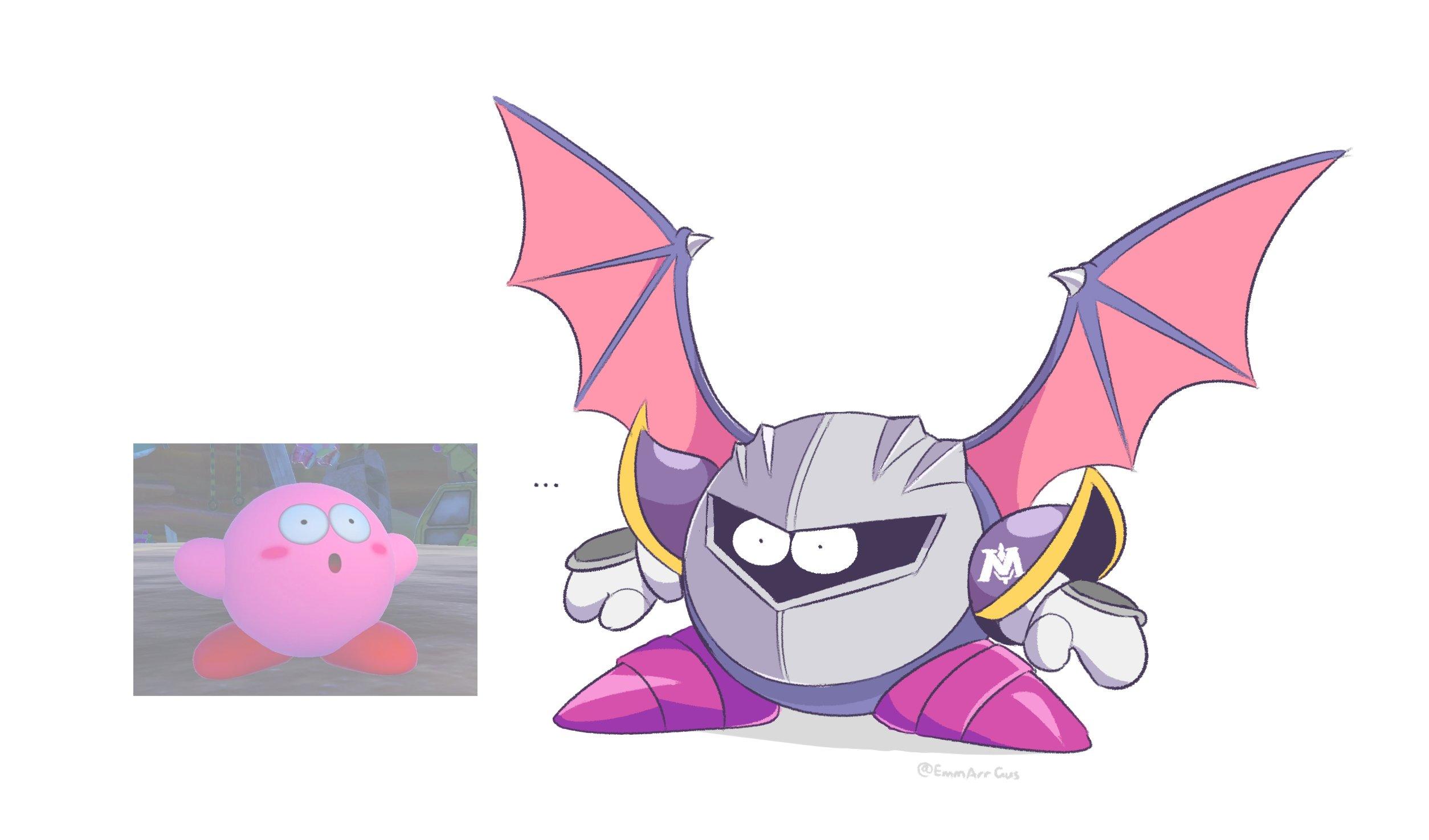 if kirby and meta knight are technically the same species, when is meta