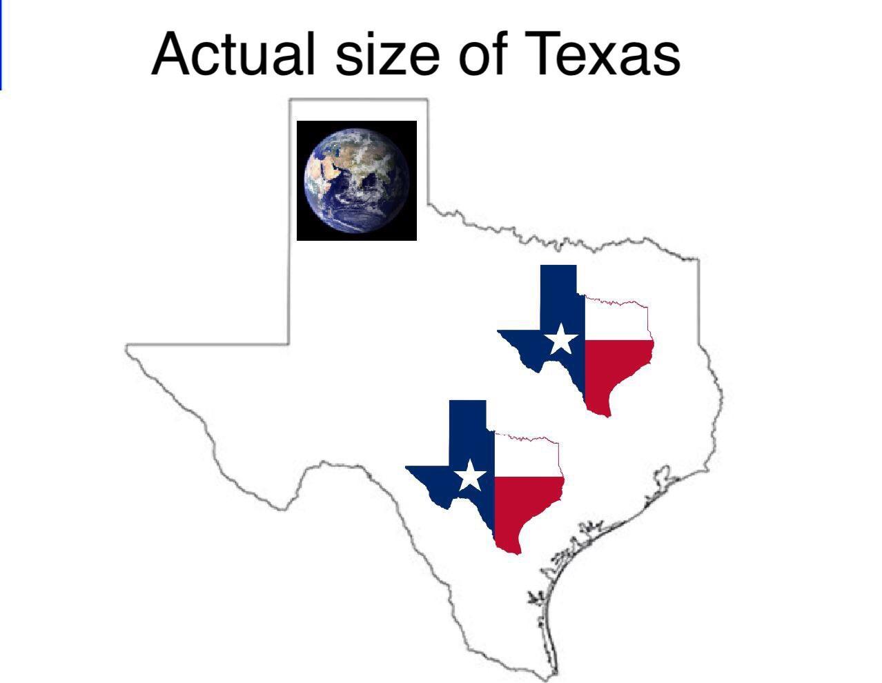 Actual Size of Texas Relative Map Sizes / How Big Africa Really Is