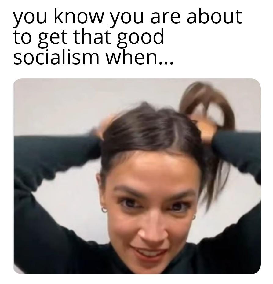 AOC Tying Hair (meme) AOC Tying Her Hair Know Your Meme