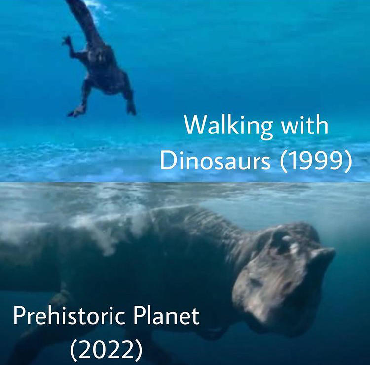 Swimming dinosaurs Prehistoric Know Your Meme