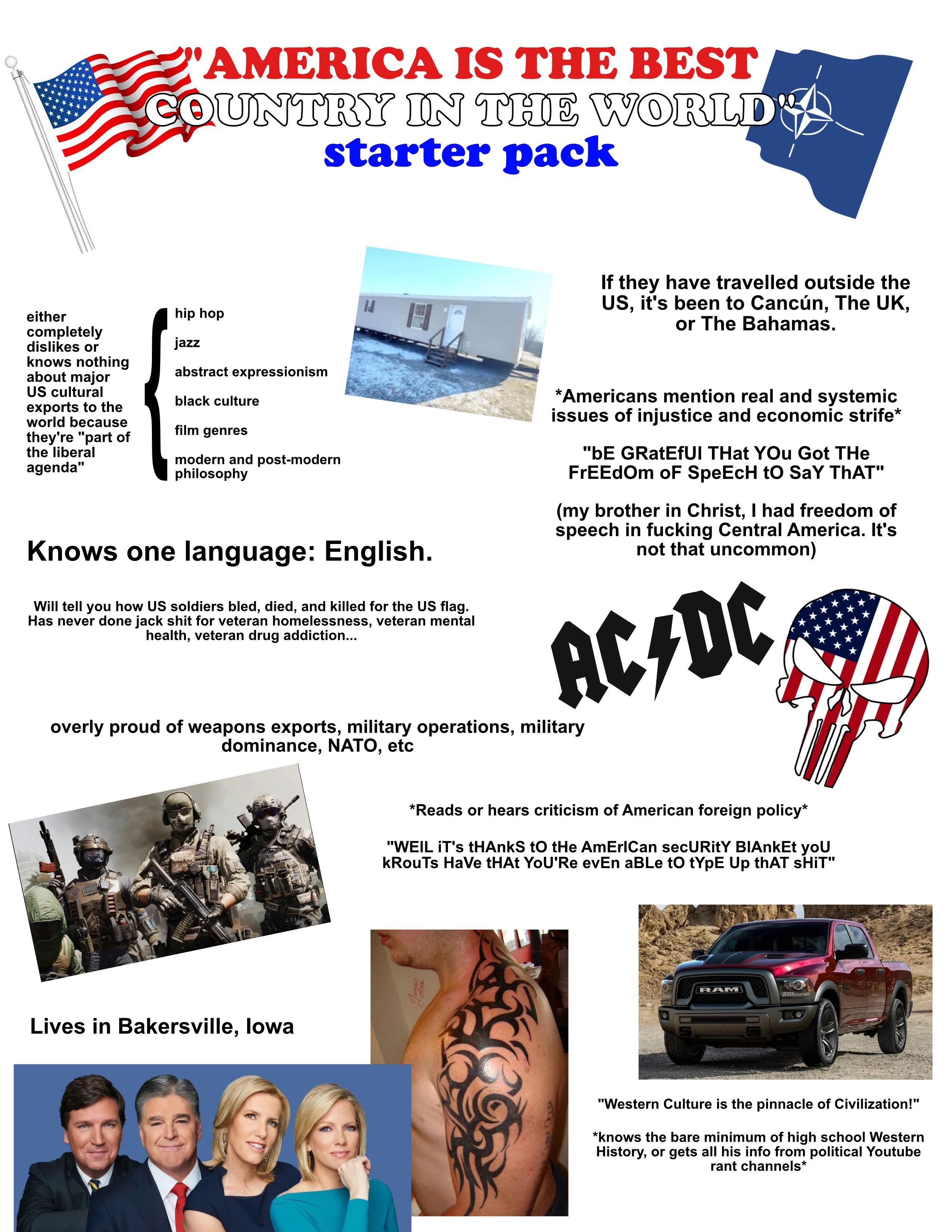 "USA is 1" starter pack /r/starterpacks Starter Packs Know Your Meme