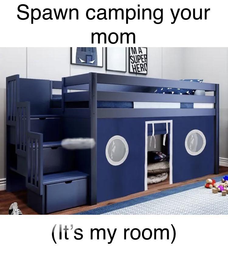 We have our Minecraft beds next to each other. /r/okbuddyretard
