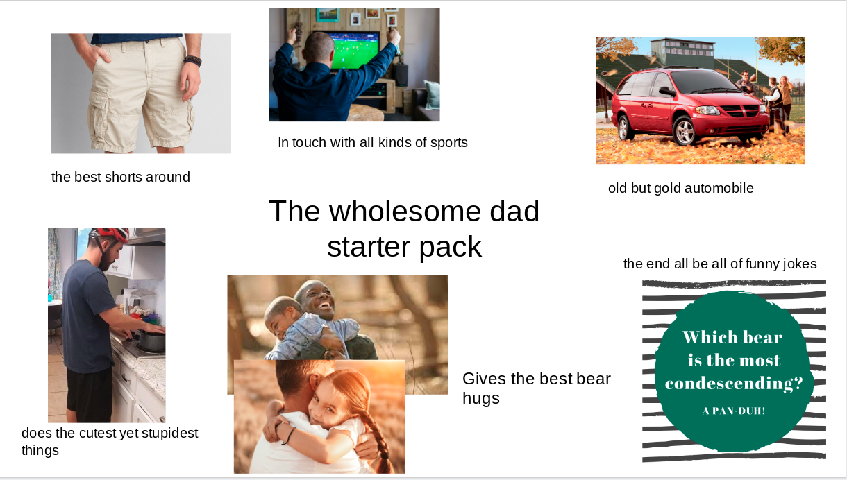 the wholesome dad starter pack /r/starterpacks Starter Packs Know