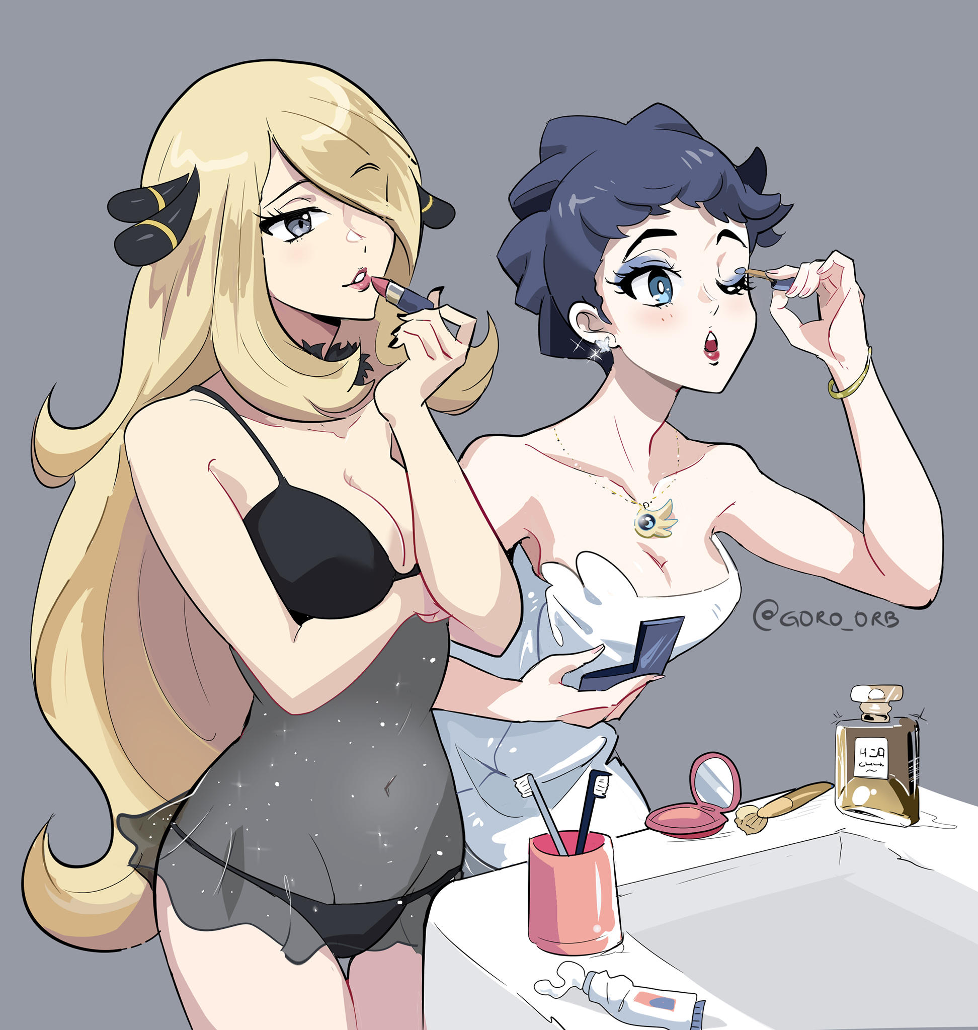 Cynthia and Diantha Pokémon.