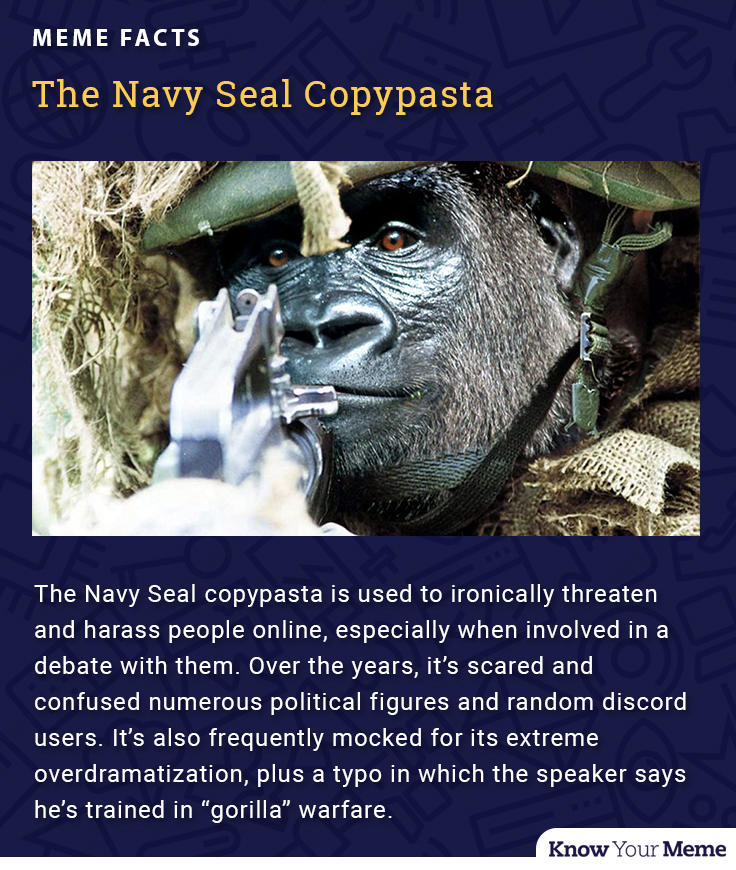 The Navy Seal Copypasta Know Your Meme