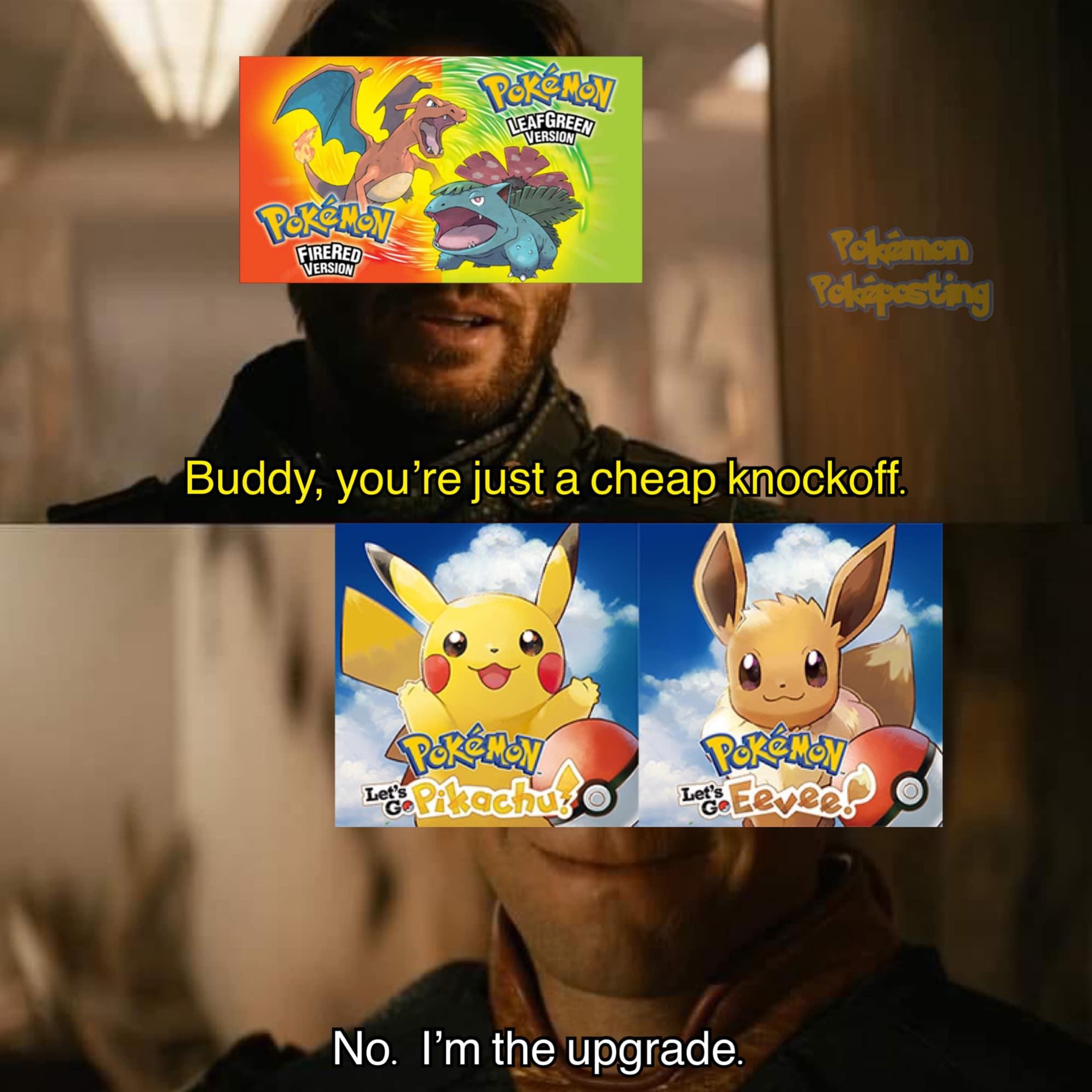 Pokemon FireRed and LeafGreen vs. Let's Go Pikachu / Let's Go Eevee | I ...