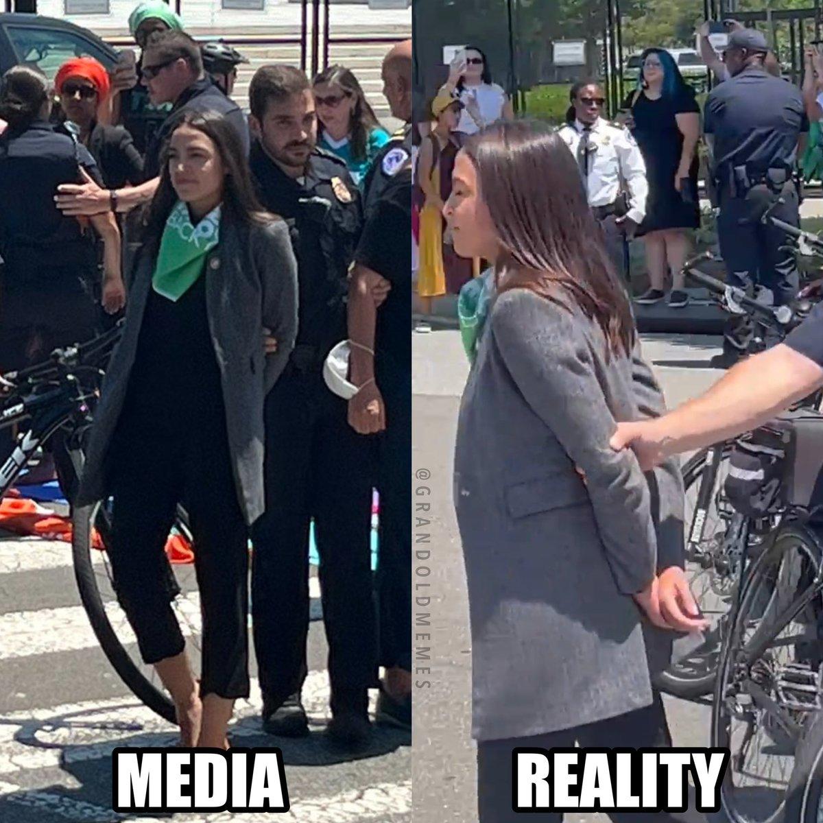 Ilhan Omar and AOC Fake Handcuffs (meme) Ilhan Omar and AOC's Fake
