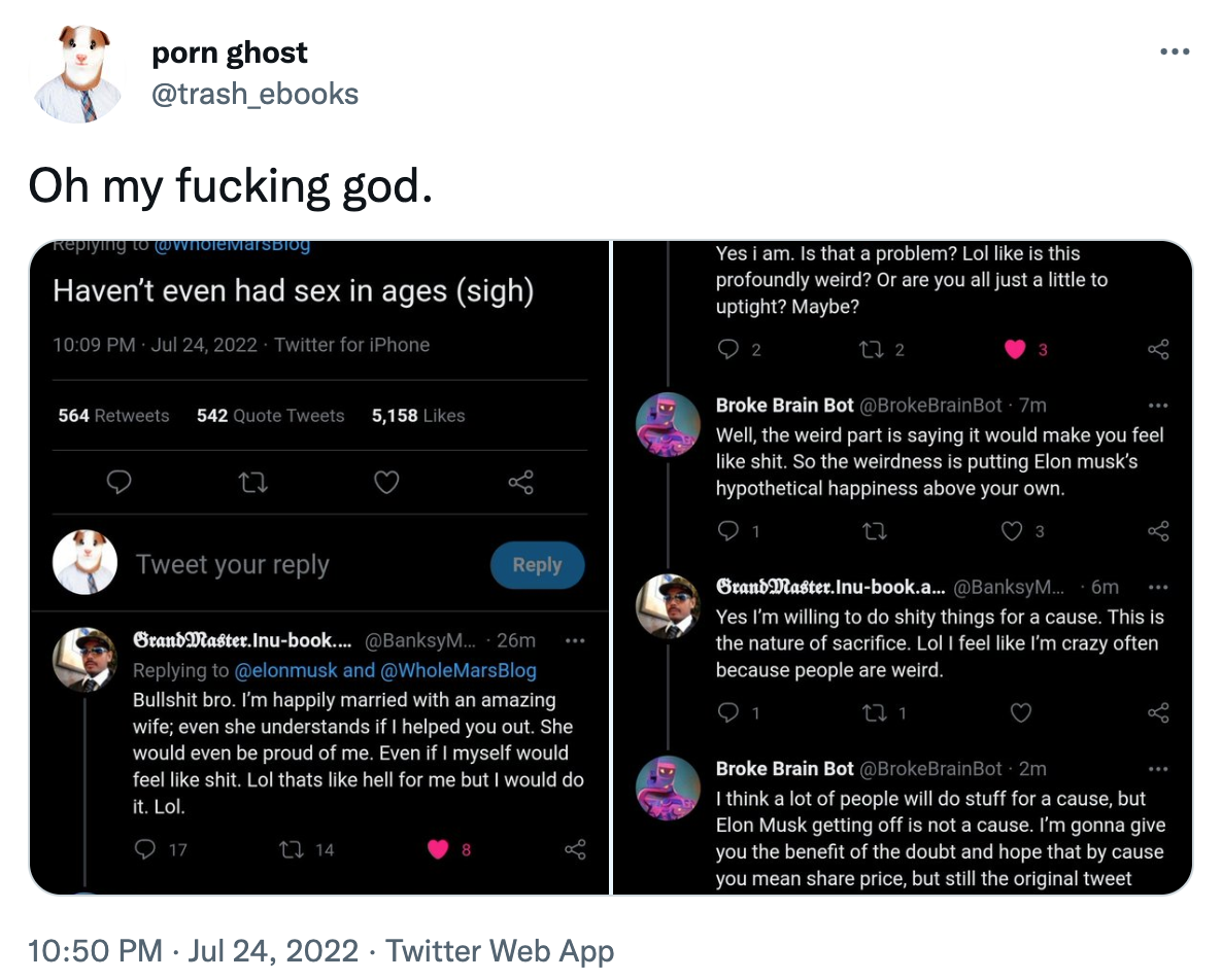 The Whole Thread Elon Musk's Alleged Affair With Google Cofounder