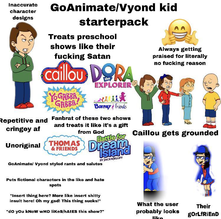 Goanimate Vyond Kid Starterpack R Starterpacks Starter Packs
