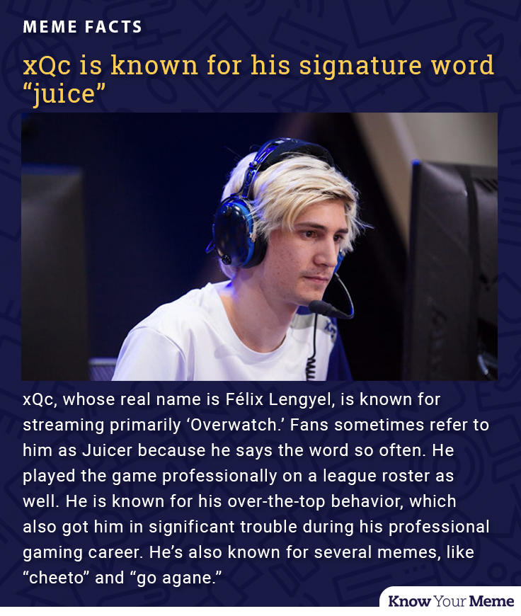 xQc/Juicer Know Your Meme