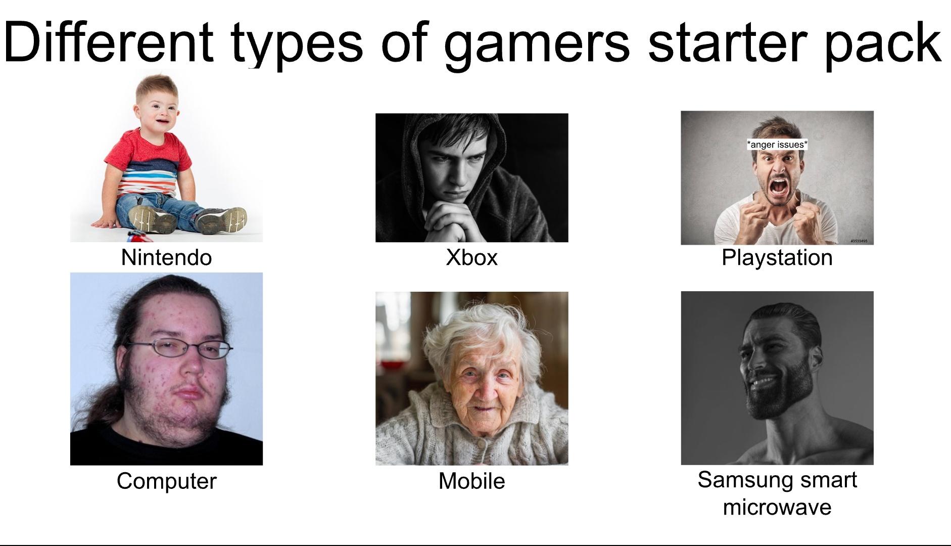 different types of gamers starter pack /r/starterpacks Starter