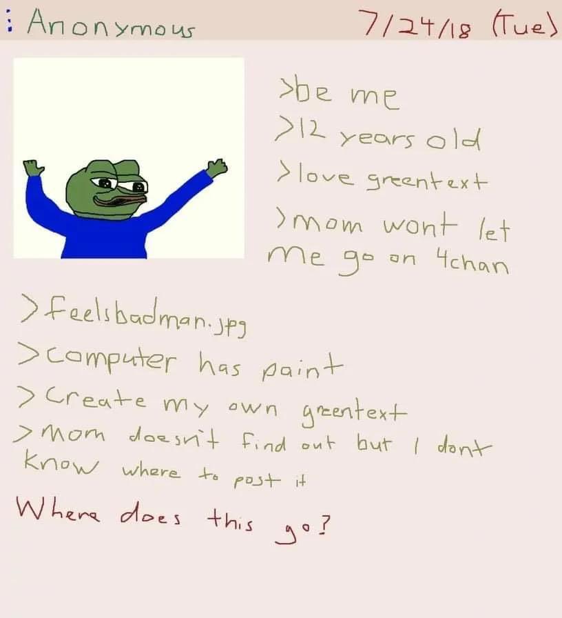 paint a picture in your mind /r/Greentext Greentext Stories Know