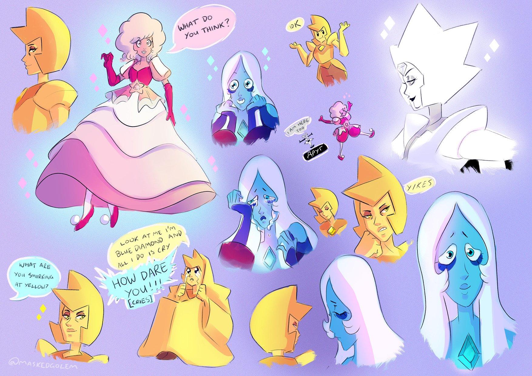 Some more diamond doodles | Steven Universe | Know Your Meme