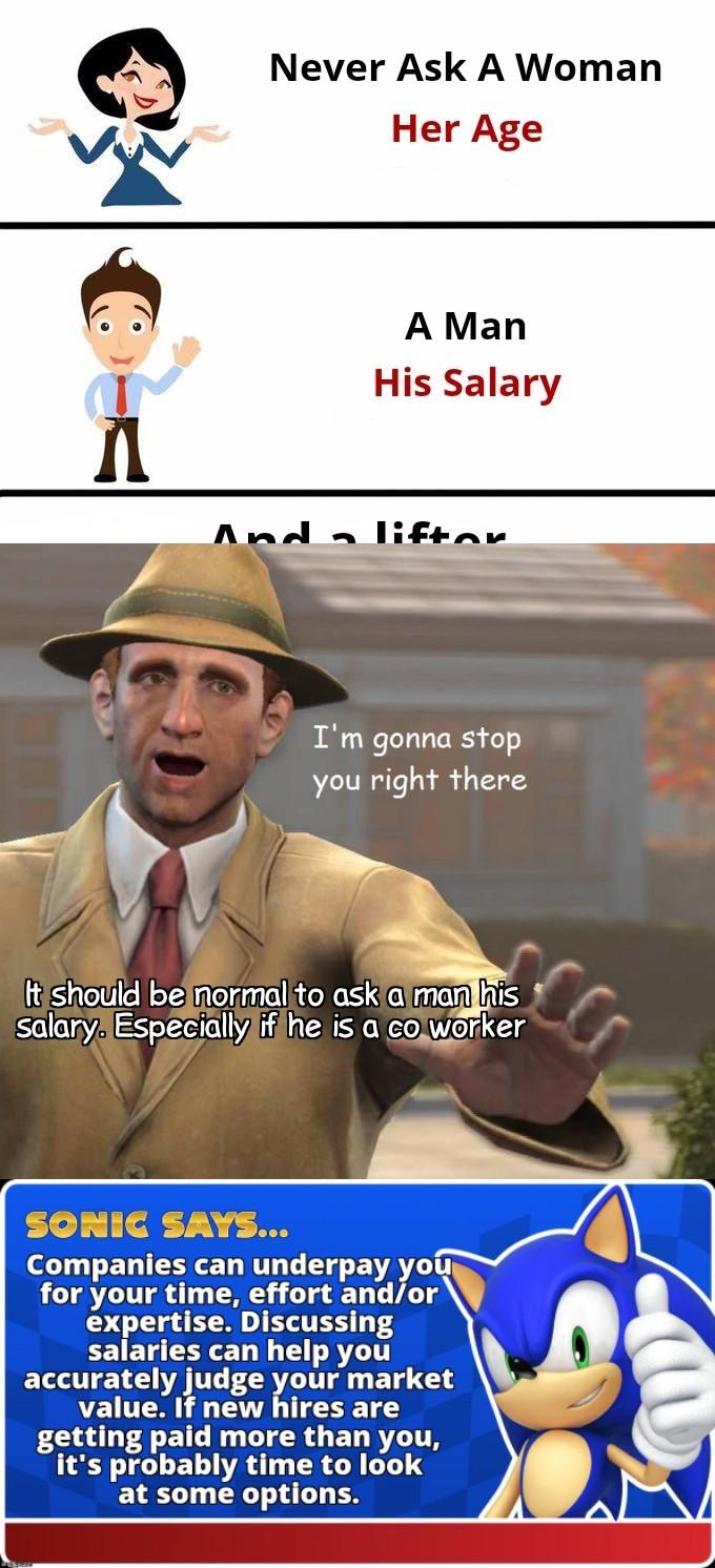 Normalise discussing salaries | /r/memes | Know Your Meme