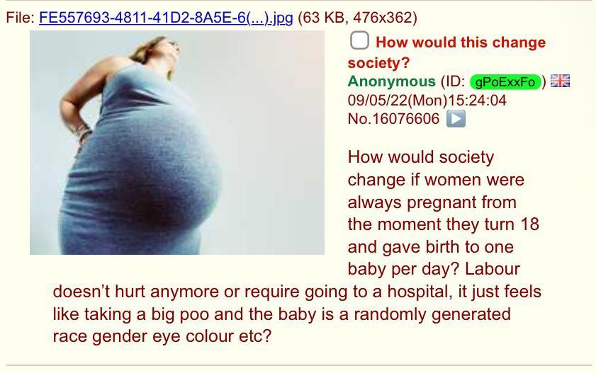 Anon has a pregnancy fetish | /Greentext | Greentext Stories | Know