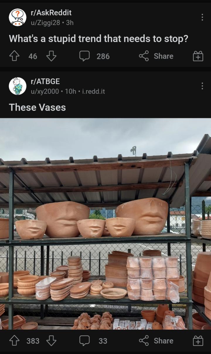 creepy vases Reddit Know Your Meme