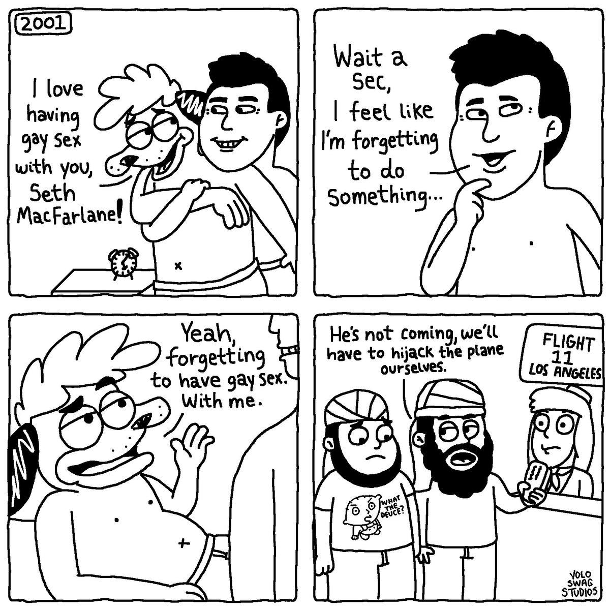 Yolo Swag Studios Gay Seth Mcfarlane Comic Yolo Swag Studios / Cream