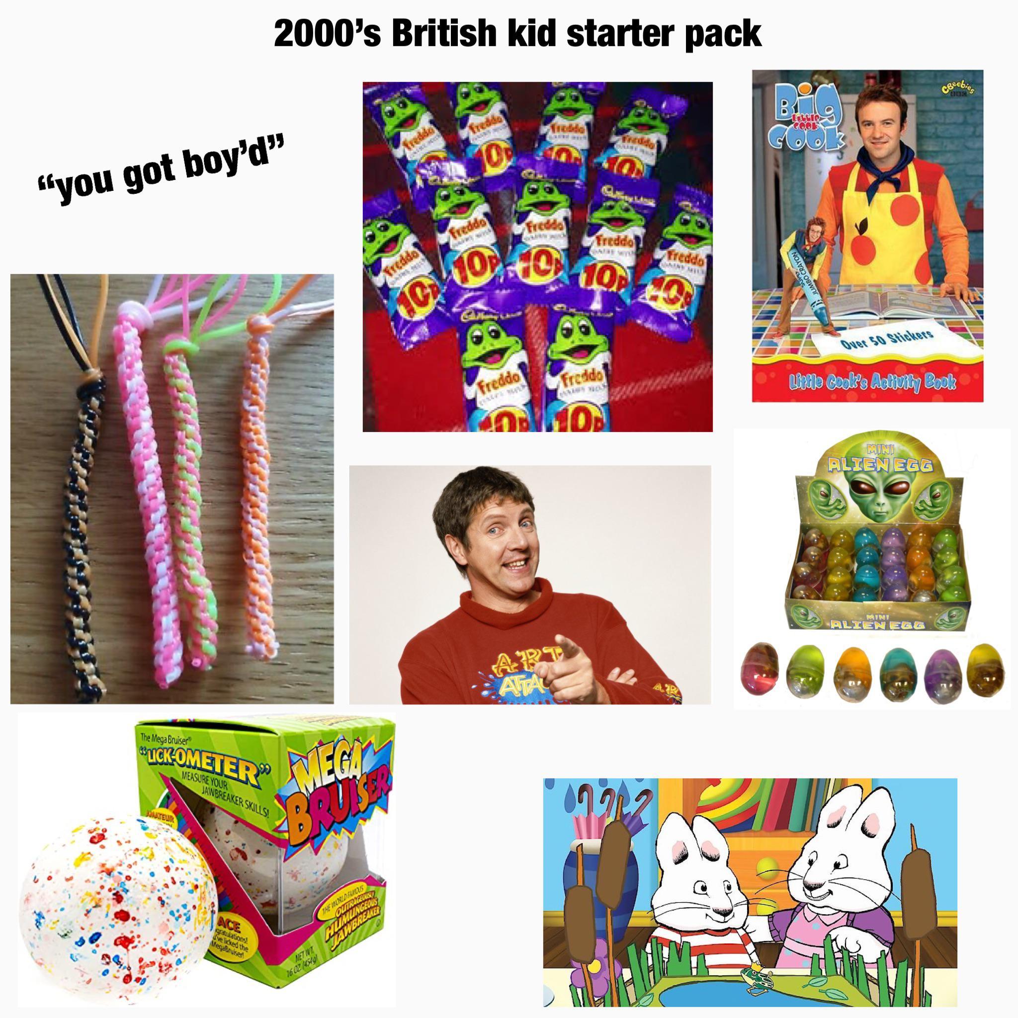 2000s British kid starter pack /r
