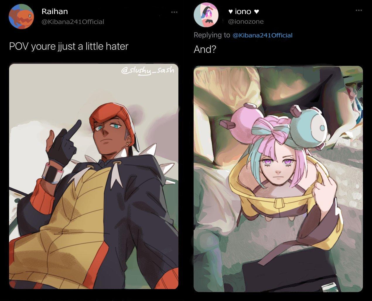 this town aint big enough for 2 sharpteethed influencers Iono Know