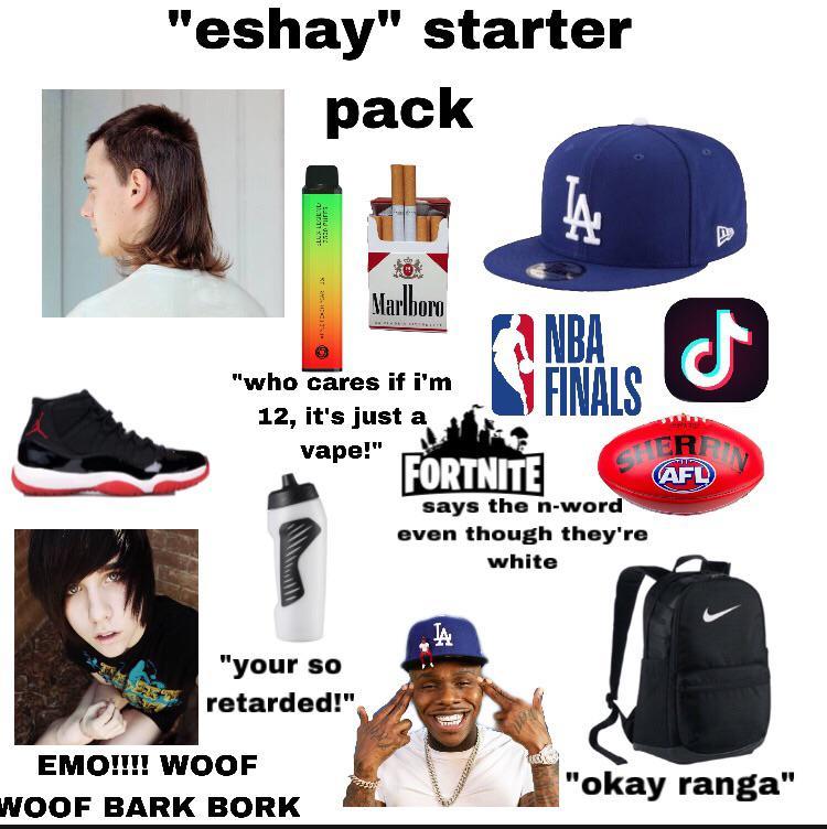 teenage eshay starter pack /r/starterpacks Starter Packs Know