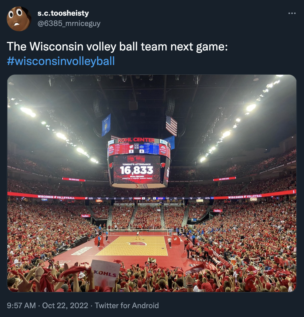 Wisconsin Volleyball Leak (Meme) Wisconsin Volleyball Team Explicit