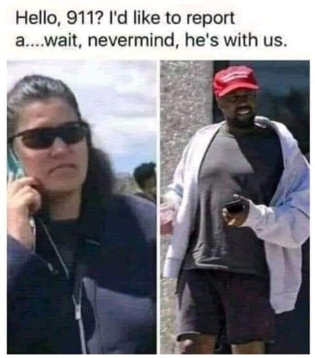 Kanye's with BBQ Becky BBQ Becky Know Your Meme