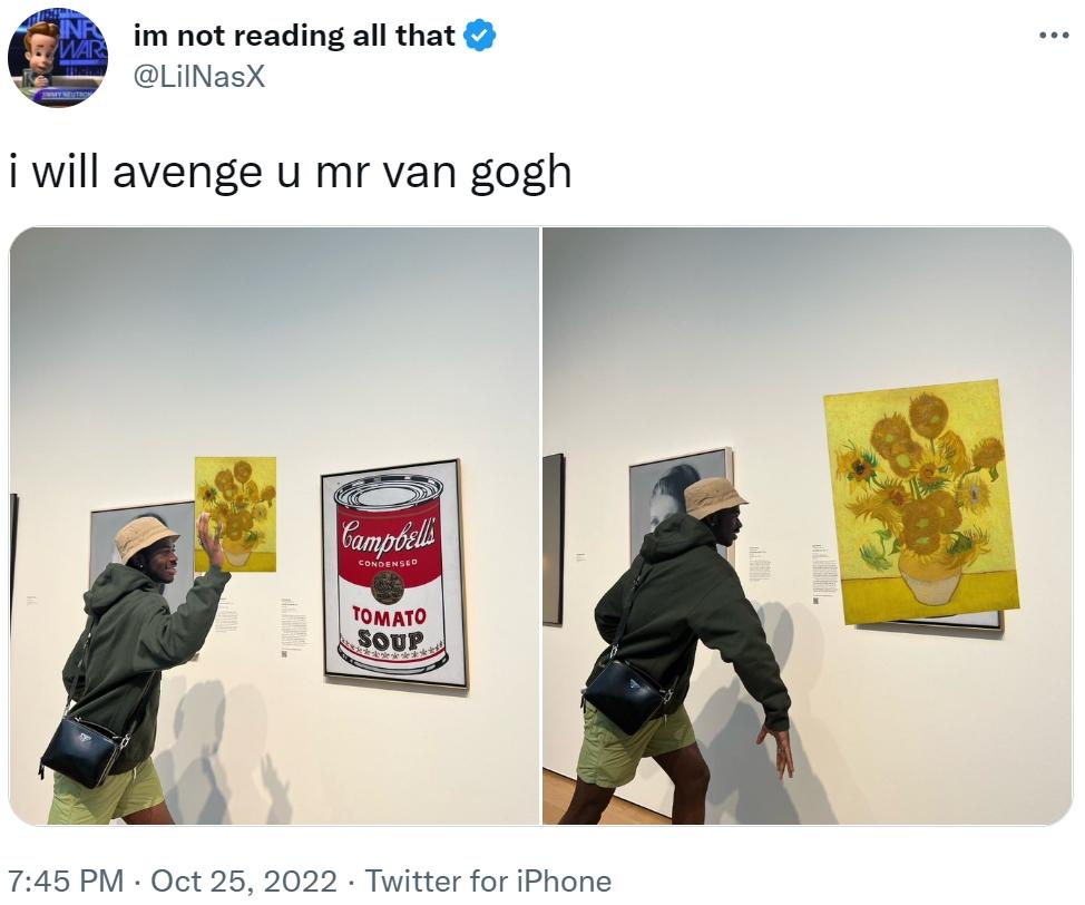 i will avenge u mr van gogh Just Stop Oil Know Your Meme