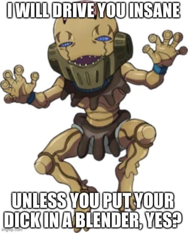 A sentient Stand! I changed the formula! /r/ShitPostCrusaders/ JoJo