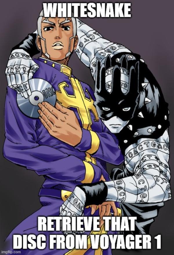 The journey of golden disc has ended /r/ShitPostCrusaders/ JoJo's Bizarre Adventure Know