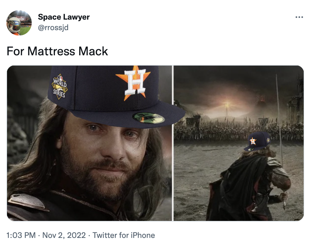 Mattress Mack Astros Meme Mattress Mack Know Your Meme