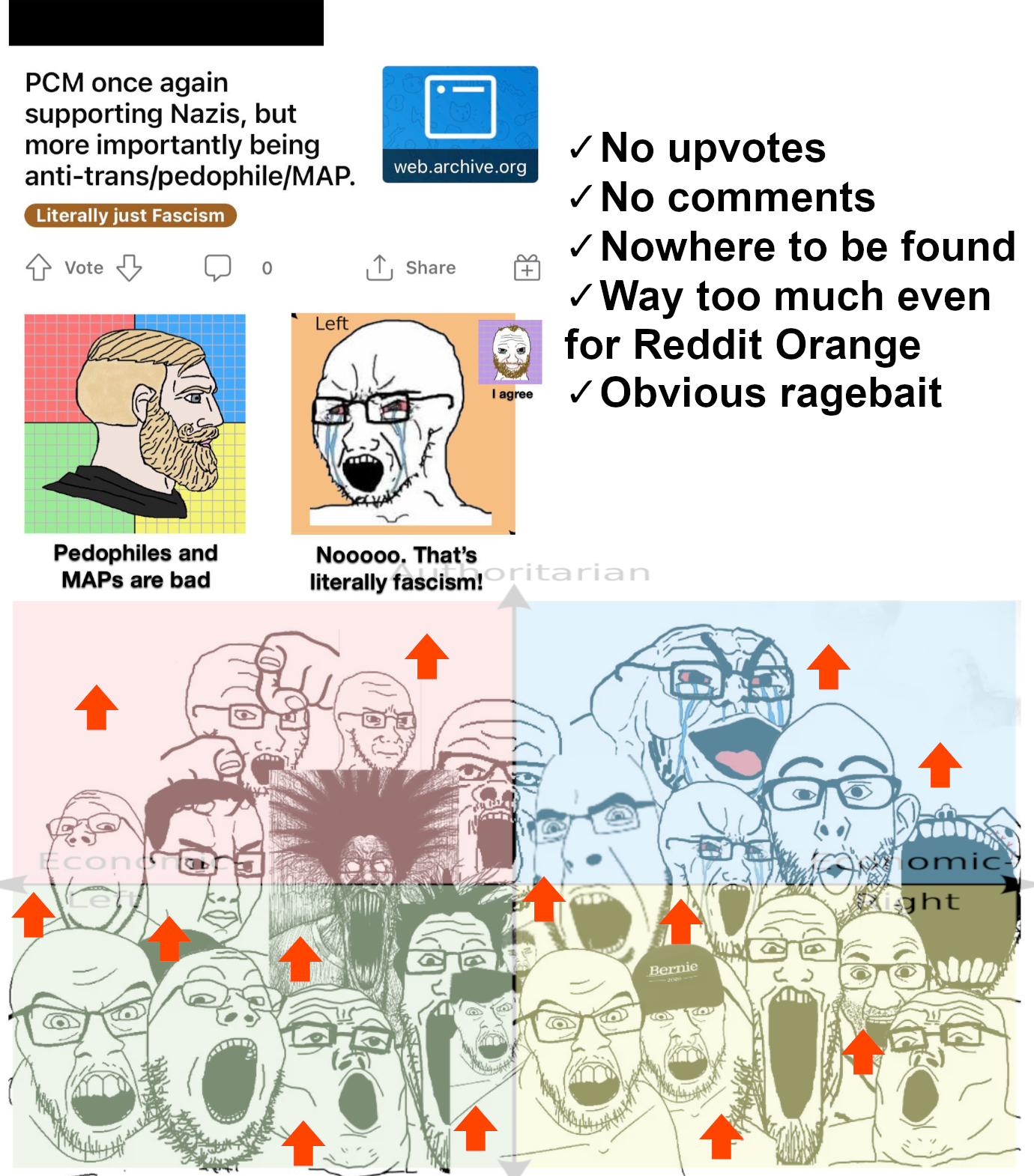 PCM got bamboozled. You guys alright? MAP