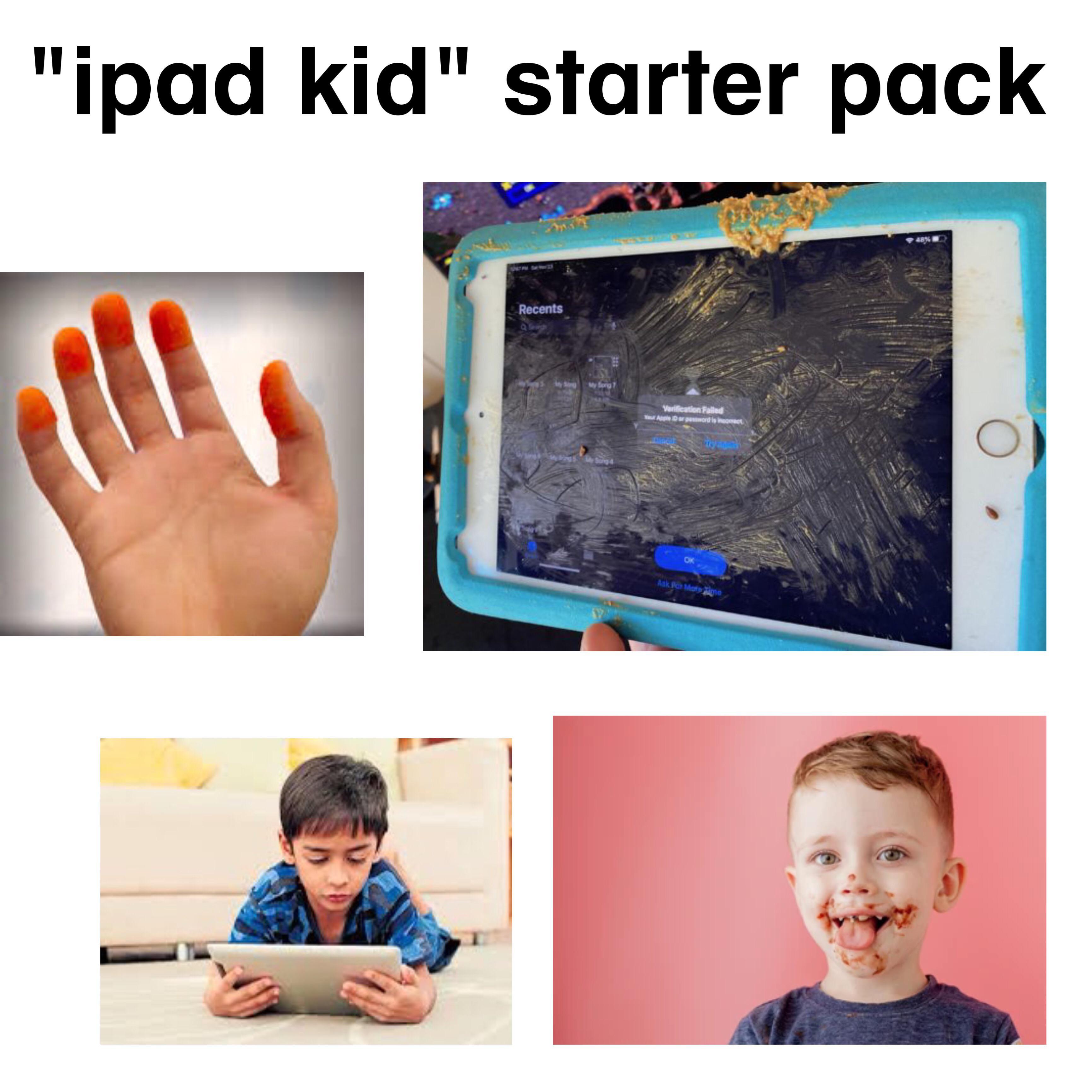 Ipad Kid Starter Pack IPad Kid Know Your Meme