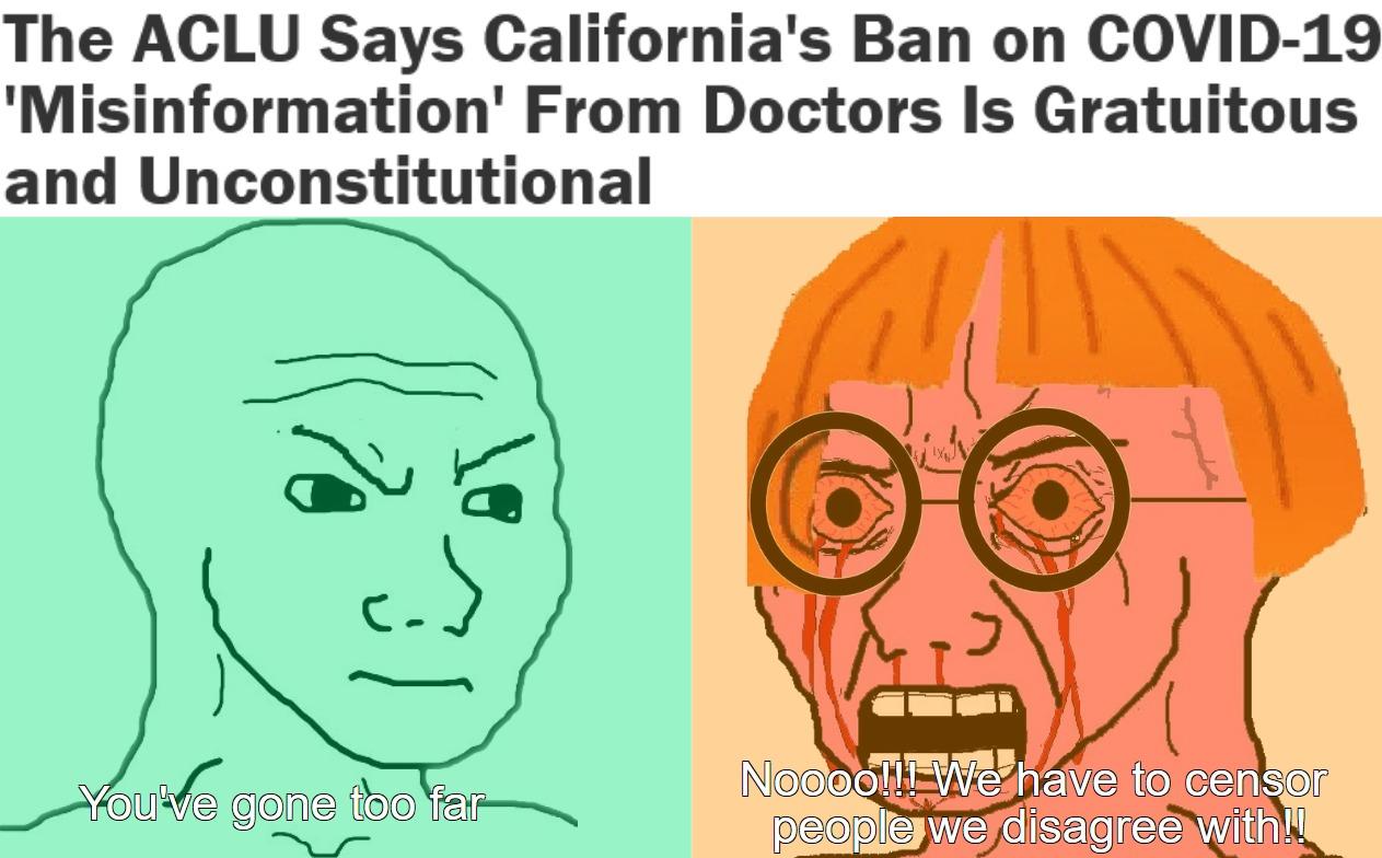 Even the ACLU thinks you have gone too far | /r/PoliticalCompassMemes ...
