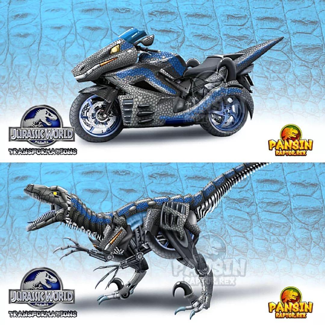 Velociraptor blue transformer | Jurassic Park | Know Your Meme