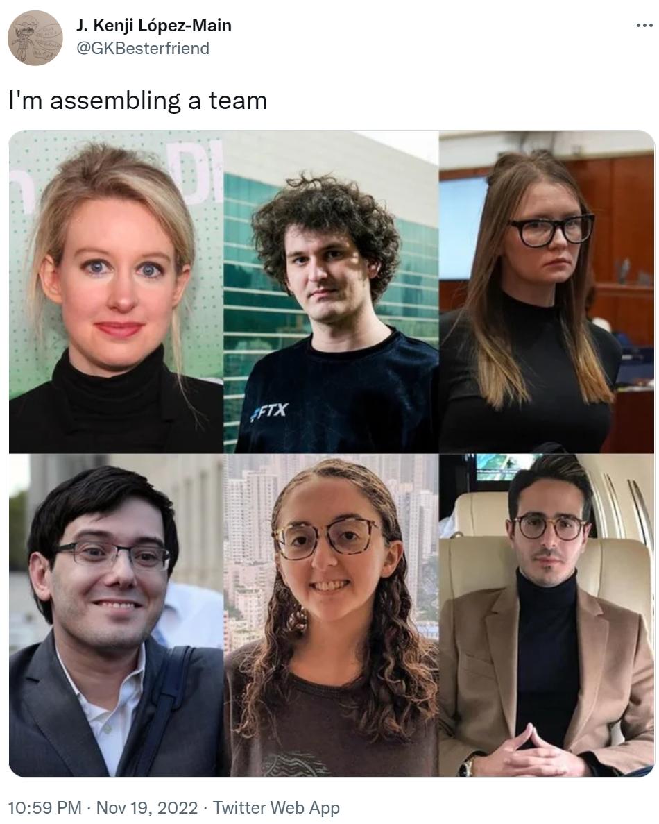 I'm assembling a team | Sam Bankman-Fried / SBF | Know Your Meme