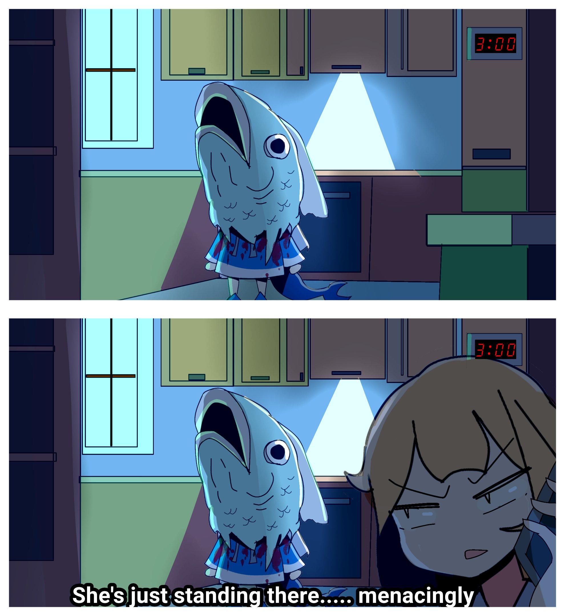 Goob at 3 am | Gawr Gura | Know Your Meme