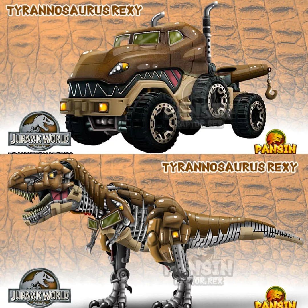 Tyrannosaurus rex transformer Jurassic Park Know Your Meme