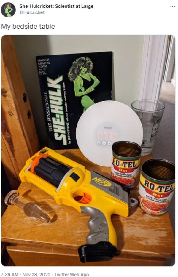 Hulcricket's bedside table My Bedside Table Know Your Meme