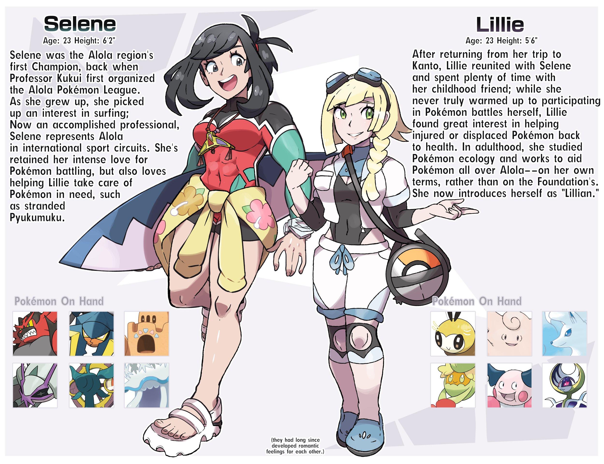 Selene And Lillie Time Skip Pokémon Sun And Moon Know Your Meme 6961