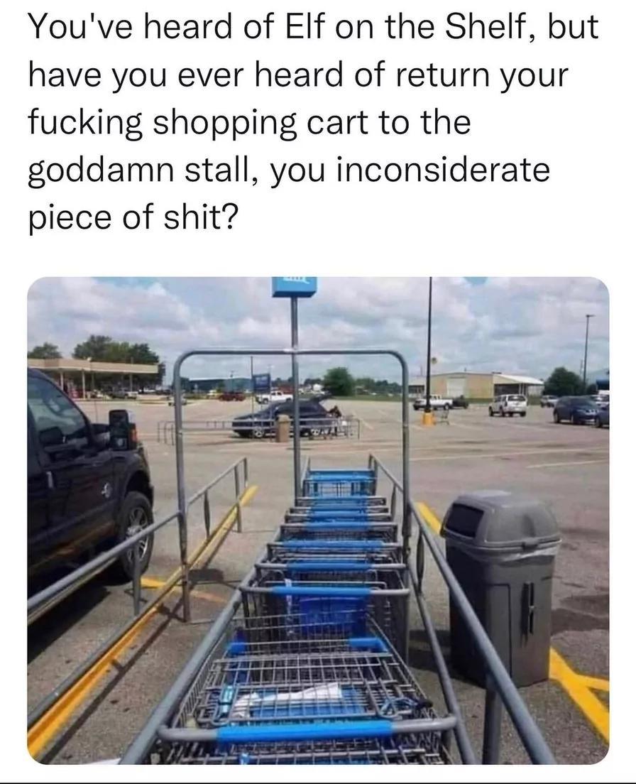 have you heard of it? /r/memes The Shopping Cart Theory Know Your