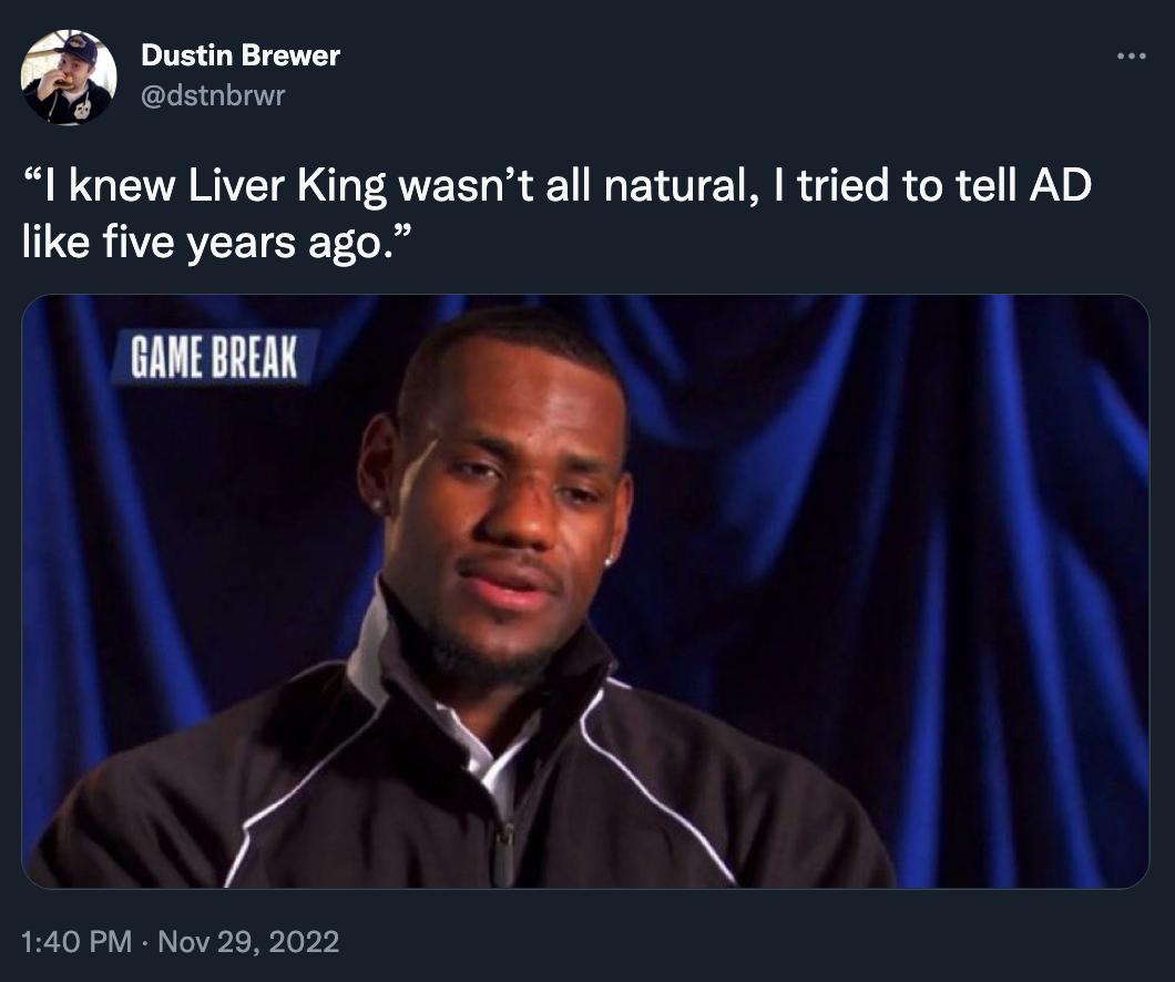 Liver King HGH Meme Liver King Know Your Meme