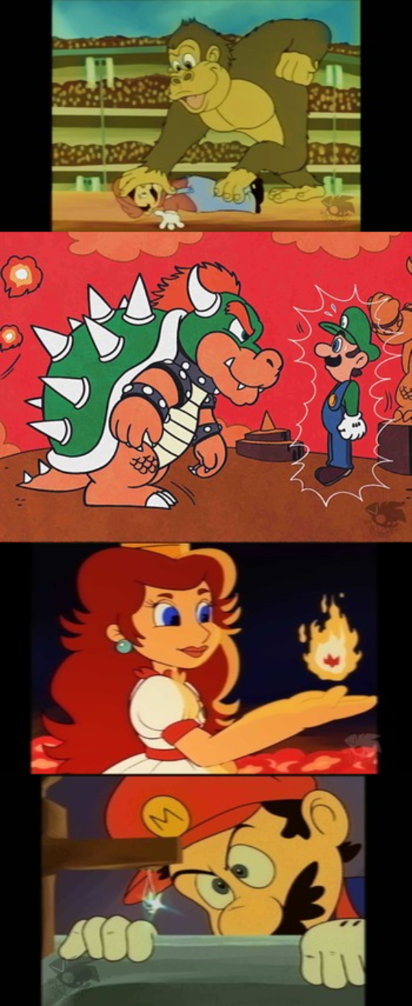 The Super Mario Bros Movie Trailer 2 but in different styles The