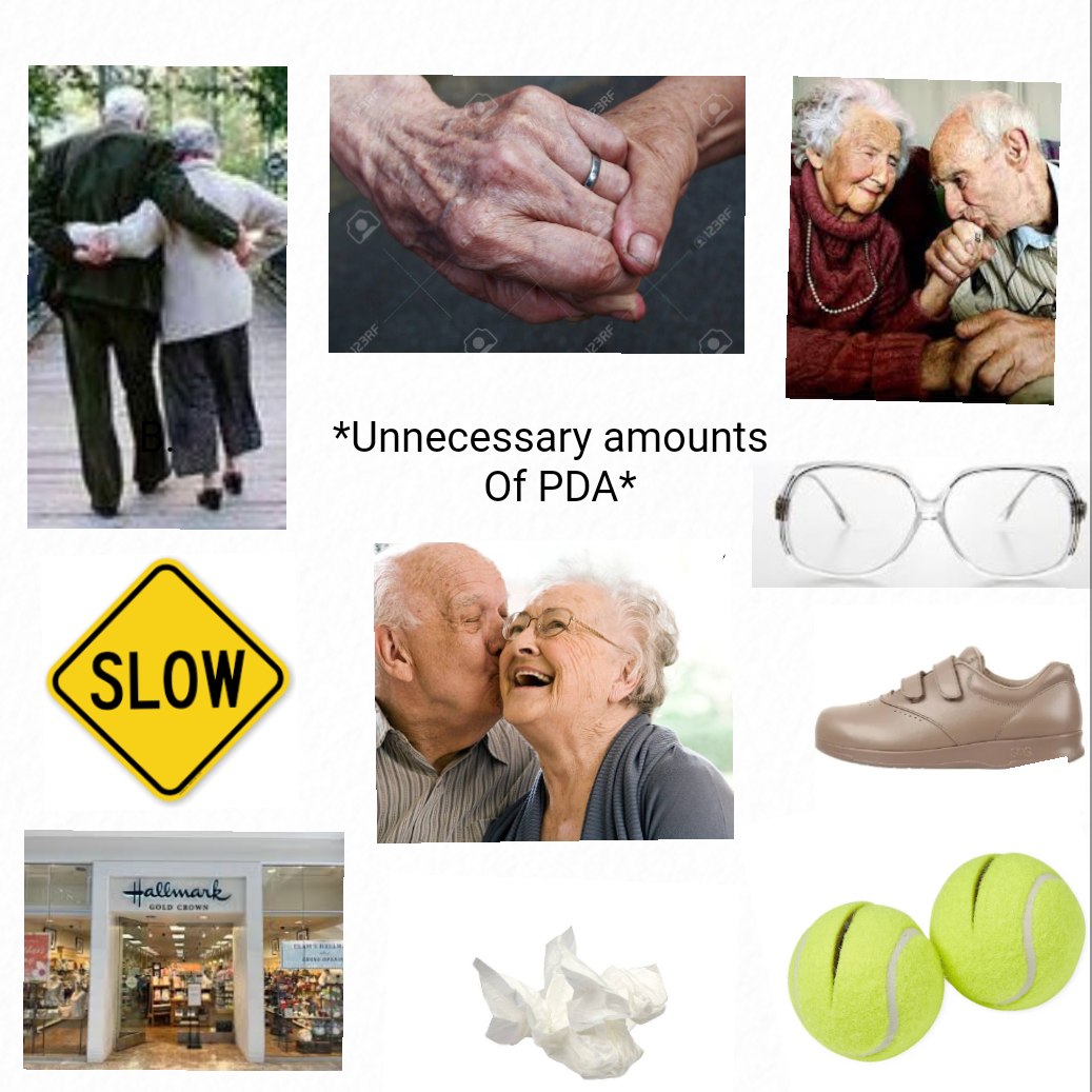 Elderly couple at the mall starterpack /r/starterpacks Starter